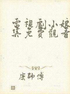 电视剧小娘惹全集免费观看