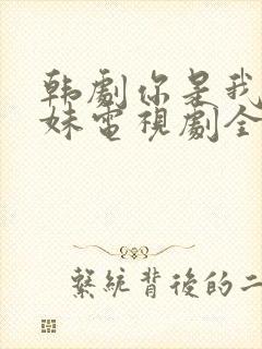 韩剧你是我的姐妹电视剧全集免费观看封面