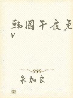 韩国午夜免费av