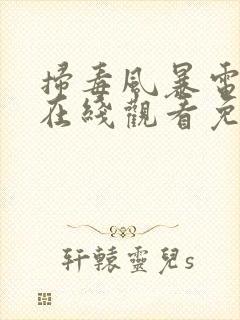 扫毒风暴电视剧在线观看免费完整版