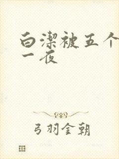 白洁被五个人玩一夜