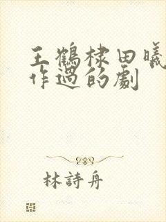 王鹤棣田曦薇合作过的剧