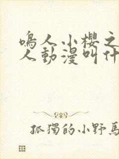 鸣人小樱之夜同人动漫叫什么封面