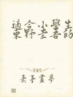 适合小学生看的东野圭吾的书封面