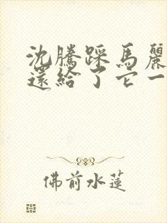 沈腾踩马丽裙子还给了它一脚