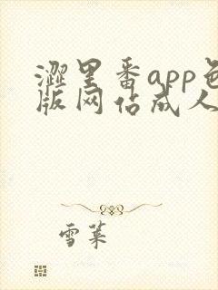 涩里番app色版网站成人