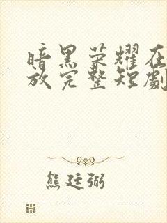 暗黑荣耀在线播放完整短剧