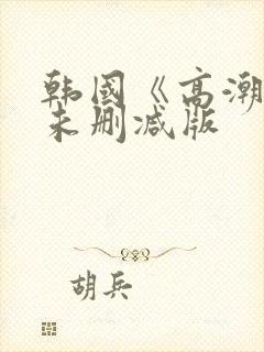 韩国《高潮3》未删减版