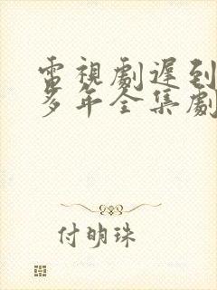 电视剧迟到的许多年全集剧免费观看