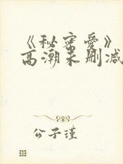 《秘密爱》床戏高潮未删减封面