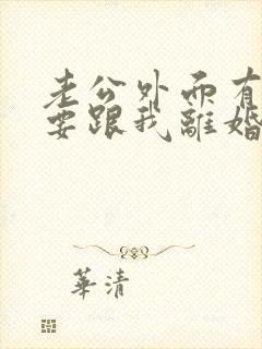 老公外面有人了要跟我离婚封面