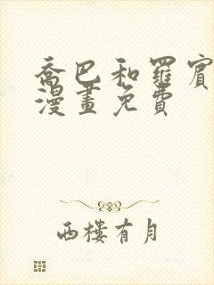 乔巴和罗宾同人漫画免费封面