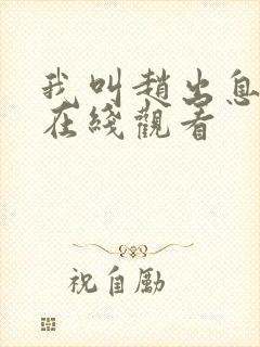 我叫赵出息全集在线观看封面