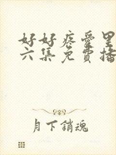 好好疼爱里面第六集免费播放