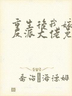 重生后我嫁给了反派大佬免费阅读