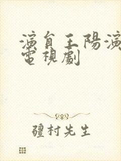 演员王阳演过的电视剧