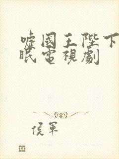 嘘国王陛下在冬眠电视剧封面