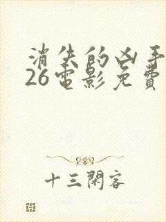 消失的凶手2026电影免费播放封面