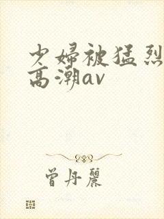 少妇被猛烈进入高潮av