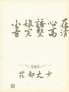 小姐诱心在线观看完整高清bd