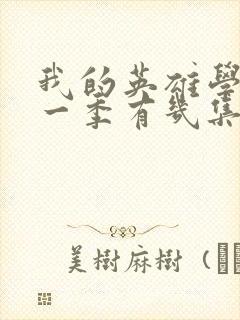 我的英雄学院第一季有几集