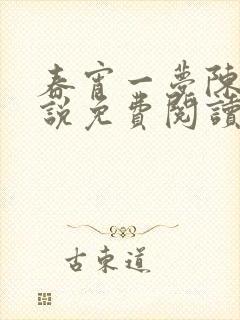 春宵一梦陈蕊小说免费阅读笔趣阁封面