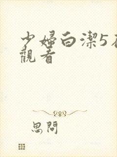 少妇白洁5在线观看