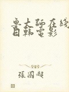 鲁大师在线播放日韩电影封面