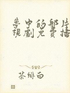 梦中的那片海电视剧免费播放在线