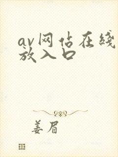 av网站在线播放入口