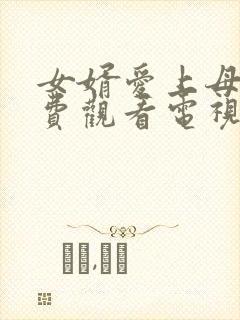 女婿爱上母娘免费观看电视剧第24集