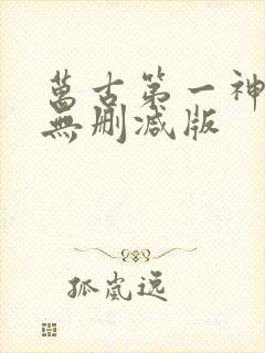 万古第一神小说无删减版