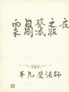 向日葵之夜动漫未删减版