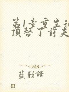 第1章重生后我顶替了前夫白月光