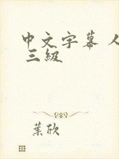 中文字幕 人妻 三级