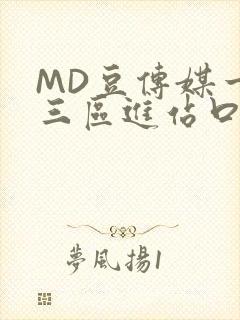 MD豆传媒一二三区进站口在线