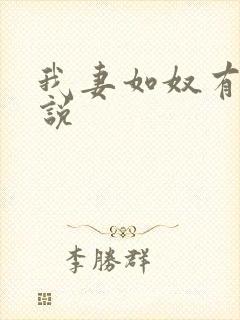 我妻如奴有声小说封面