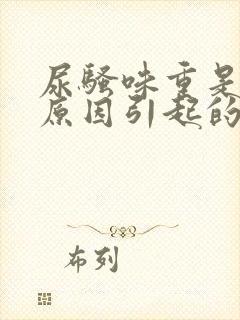 尿骚味重是什么原因引起的