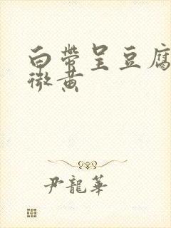 白带呈豆腐渣状微黄