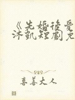 《先婚后爱》王沐凯短剧免费观看