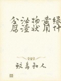 分泌物黄绿色豆腐渣状用什么药