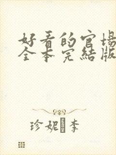 好看的官场小说全本完结版封面