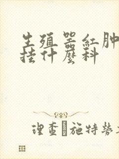 生殖器红肿发炎挂什么科