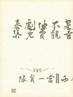 泰剧他不是我全集免费观看