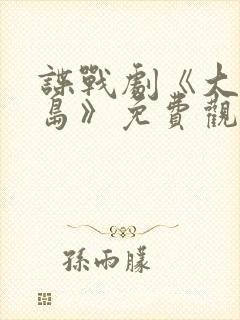 谍战剧《大陆小岛》免费观看