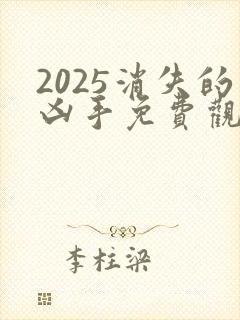 2025消失的凶手免费观看电视剧