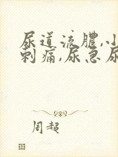 尿道流脓,小便刺痛,尿急尿频