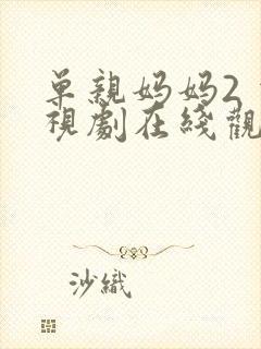 单亲妈妈2 电视剧在线观看