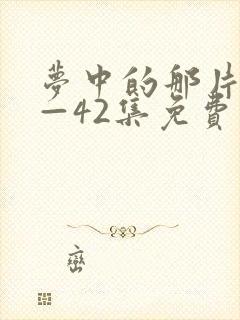 梦中的那片海1—42集免费观看封面