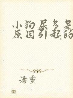 小狗尿多是什么原因引起的